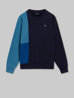 Ben Sherman Sweaters & Knits^B By Colorblock Crewneck Marine