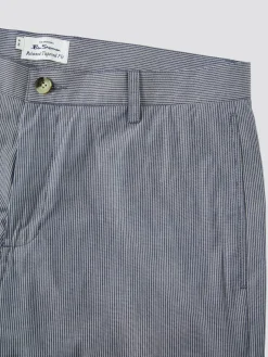 Ben Sherman Pants & Shorts^B By Cotton Taper Trousers Blue Shadow
