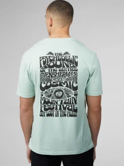 Ben Sherman T-Shirts & Tees^B By Festival Poster Tee - Mint