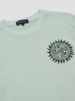 Ben Sherman T-Shirts & Tees^B By Festival Poster Tee - Mint