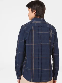 Ben Sherman Shirts^B By Check Shirt Indigo
