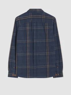 Ben Sherman Shirts^B By Check Shirt Indigo