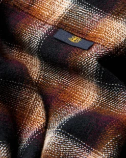 Ben Sherman Shirts^B By Ombre Check Shirt Utility Brown