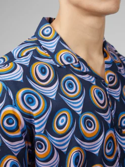 Ben Sherman Shirts^B By Psychedelic Print - Violet