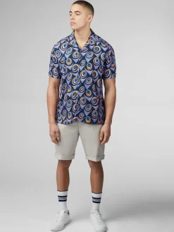 Ben Sherman Shirts^B By Psychedelic Print - Violet