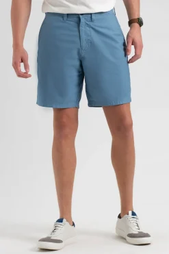 Ben Sherman Pants & Shorts^Beatnik Oxford Garment Dye Slim Short - Dusty Blue