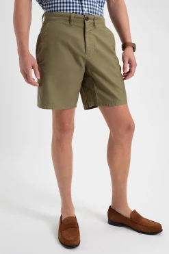 Ben Sherman Pants & Shorts^Beatnik Oxford Garment DyeShort - Olive Light Olive