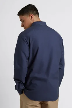 Ben Sherman Shirts^Beatnik Oxford Garment Dye Shirt - Indigo
