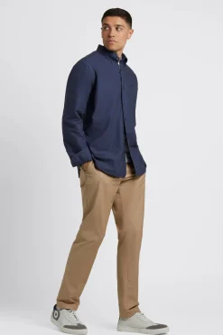 Ben Sherman Shirts^Beatnik Oxford Garment Dye Shirt - Indigo