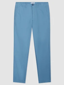 Ben Sherman Pants & Shorts^Beatnik Oxford Slim Taper Garment Dye Chino - Dusty Blue