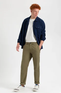 Ben Sherman Pants & Shorts^Beatnik Oxford Slim Taper Garment Dye Chino - Light Olive