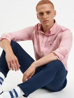 Ben Sherman Shirts^Beatnik Wash Long-Sleeve Shirt - Red Light Red