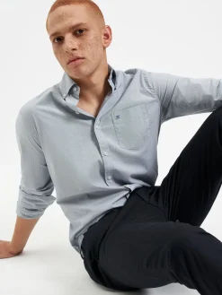 Ben Sherman Shirts^Beatnik Wash Long-Sleeve Shirt - Navy