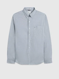 Ben Sherman Shirts^Beatnik Wash Long-Sleeve Shirt - Navy