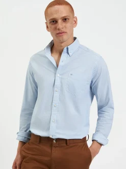 Ben Sherman Shirts^Beatnik Wash Long-Sleeve Shirt - Sky Sky Blue