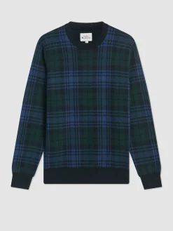 Ben Sherman Sweaters & Knits^watch Check Crewneck Sweater Black