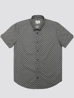 Ben Sherman Shirts^Block Geo Print Shirt - Ink