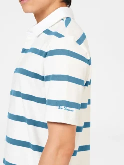 Ben Sherman Sweaters & Knits^Bretton Stripe Rugby Knit Polo Snow White