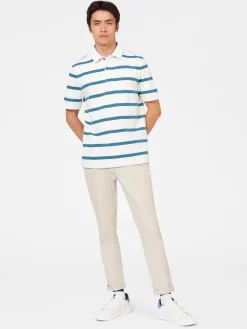 Ben Sherman Sweaters & Knits^Bretton Stripe Rugby Knit Polo Snow White