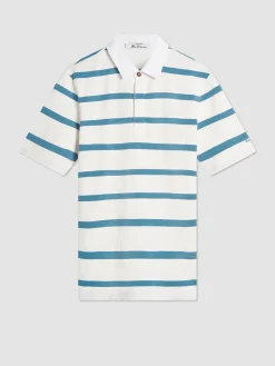 Ben Sherman Sweaters & Knits^Bretton Stripe Rugby Knit Polo Snow White