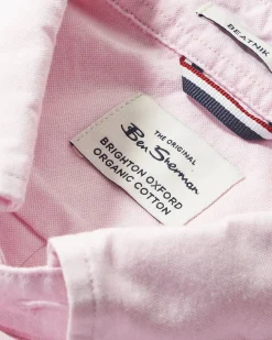 Ben Sherman Shirts^Brighton Oxford Organic Shirt - Dusty Pink