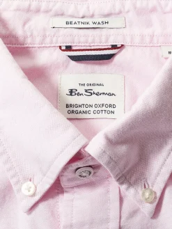 Ben Sherman Shirts^Brighton Oxford Organic Shirt - Dusty Pink