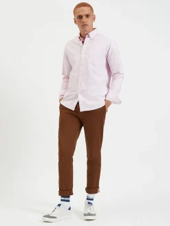 Ben Sherman Shirts^Brighton Oxford Organic Shirt - Dusty Pink