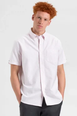 Ben Sherman Shirts^Brighton Oxford Shirt - Pink Bengal Stripe