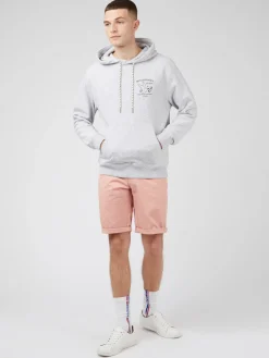 Ben Sherman Sweaters & Knits^Brighton Records Graphic Hoodie - Steel
