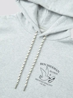Ben Sherman Sweaters & Knits^Brighton Records Graphic Hoodie - Steel