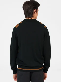 Ben Sherman Sweaters & Knits^Button Down Mod Knit Polo Black