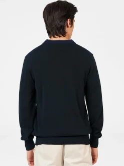 Ben Sherman Sweaters & Knits^Chest Stripe Crewneck Sweater Black
