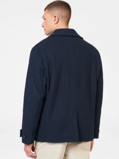 Ben Sherman Outerwear & Jackets^Classic Wool Blend Peacoat Midnight