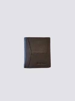 Ben Sherman Accessories^Coles Leather Micro Wallet - Brown