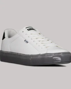 Ben Sherman Shoes^Crowley Sneaker - Alloy White/Alloy/Black