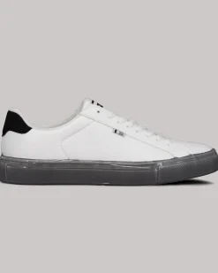 Ben Sherman Shoes^Crowley Sneaker - Alloy White/Alloy/Black