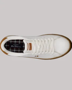 Ben Sherman Shoes^Crowley Sneaker - Camel White/Gum/Camel