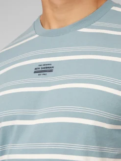 Ben Sherman T-Shirts & Tees^Fine Stripe Tee - Petrol