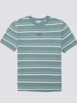 Ben Sherman T-Shirts & Tees^Fine Stripe Tee - Petrol