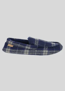 Ben Sherman Shoes^Gritti Palace Men's Check Moccasin Slipper - Navy Navy Check