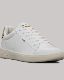 Ben Sherman Shoes^Hampton Sneaker - Whisper White White/Tan/Whisper White