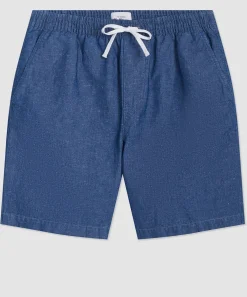 Ben Sherman Pants & Shorts^Hastings Organic Chambray Chino Deck Short Indigo