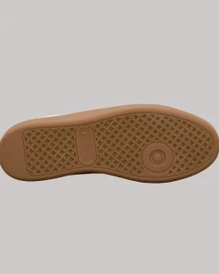 Ben Sherman Shoes^Hyde Olive Stripe Sneaker - White