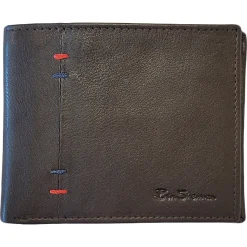 Ben Sherman Accessories^Irvine Bill Fold Leather Wallet - Brown