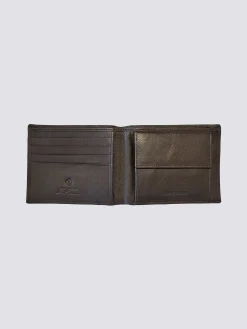 Ben Sherman Accessories^Irvine Bill Fold Leather Wallet - Brown