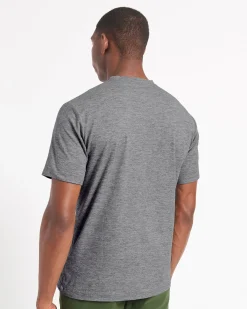 Ben Sherman T-Shirts & Tees^Performance Stretch Marl T-Shirt - Grey Heather