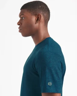 Ben Sherman T-Shirts & Tees^Performance Stretch Marl T-Shirt - Navy Heather