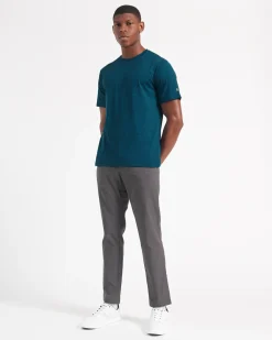 Ben Sherman T-Shirts & Tees^Performance Stretch Marl T-Shirt - Navy Heather