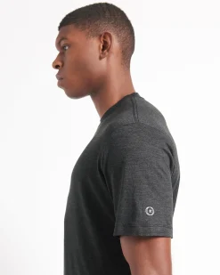 Ben Sherman T-Shirts & Tees^Performance Stretch Marl T-Shirt - Black