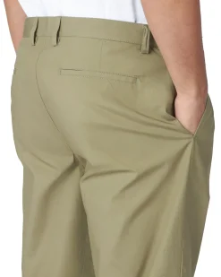 Ben Sherman Pants & Shorts^Poplin Relaxed-Taper Pleated Trouser - Olive